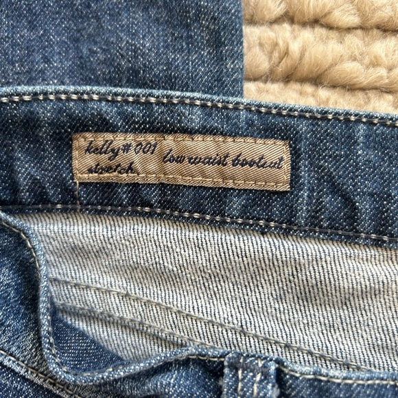 CITIZENS OF HUMANITY Kelly 001 low waist Dark Blue Bootcut jeans Size 29 - Picture 6 of 9